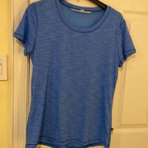 Lululemon running shirt with sheer back